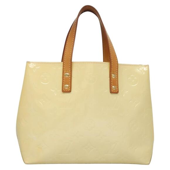 LOUIS VUITTON Monogram Vernis Reade PM Hand Bag Perle M91336 - Picture 3 of 13